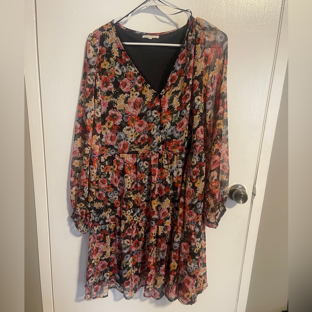 Baevely V Neck Babydoll Dress Size XL